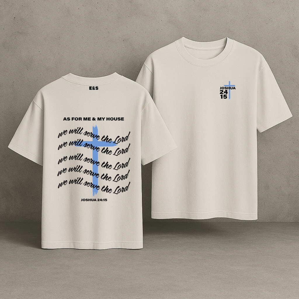 Joshua 24:15 Oversized Tee
