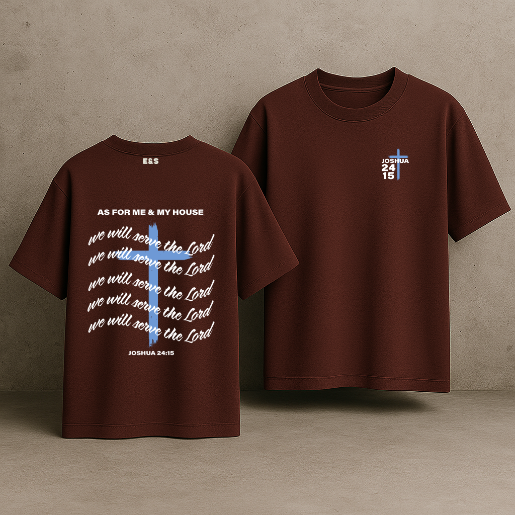 Joshua 24:15 Oversized Tee