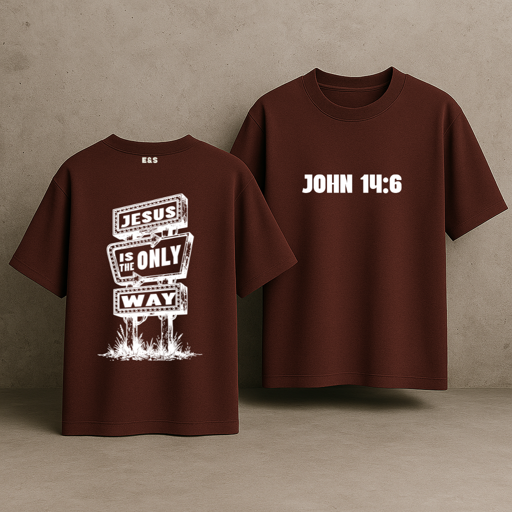 Jesus Is The Way Oversized Tee