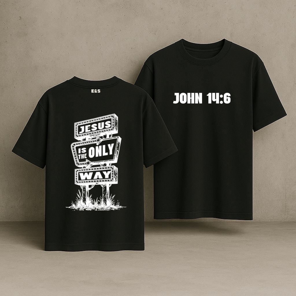 Jesus Is The Way Oversized Tee