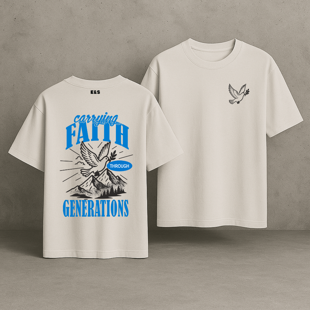 Carrying Faith Through Generations Oversized Tee