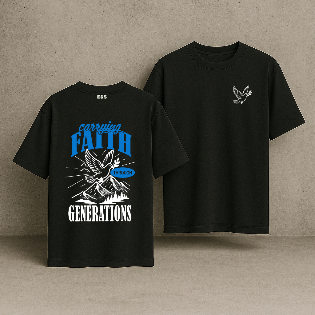 Carrying Faith Through Generations Oversized Tee
