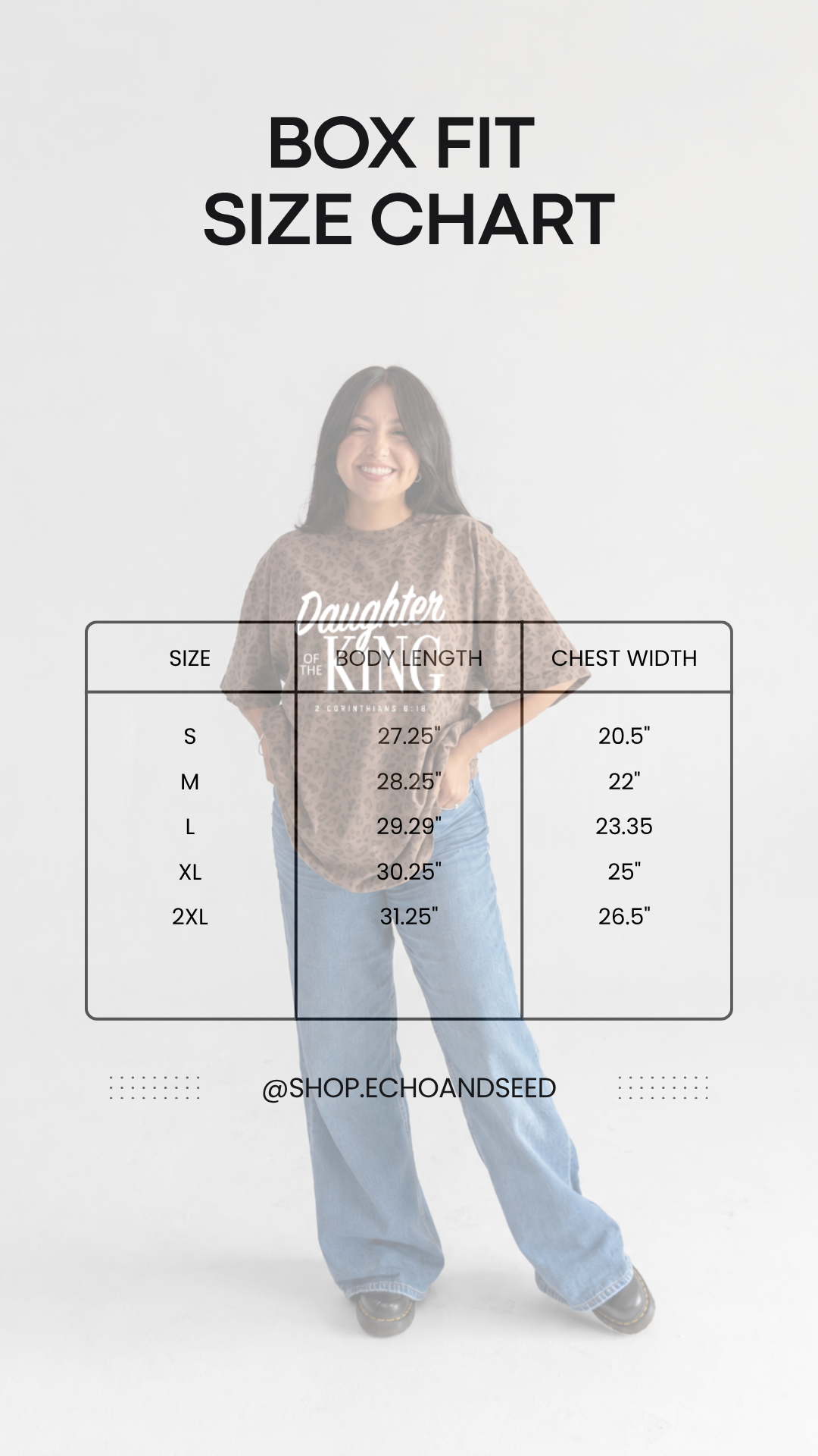 Daughter of The King. Oversized Tee