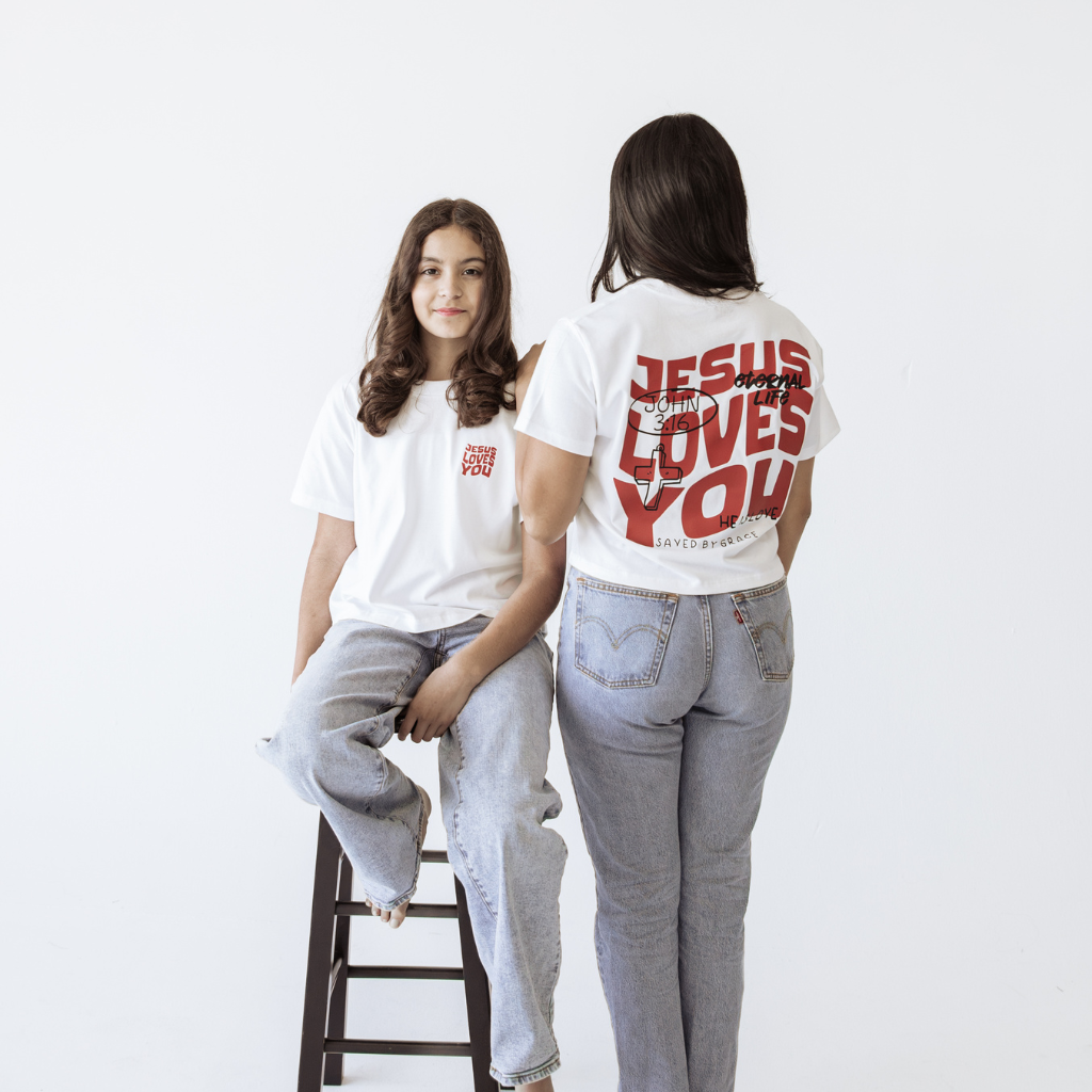Jesus Loves You Boxy-Tee