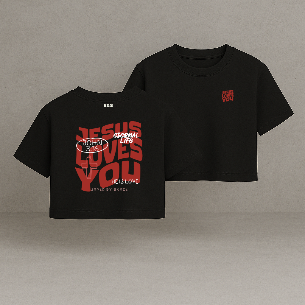 Jesus Loves You Boxy-Tee