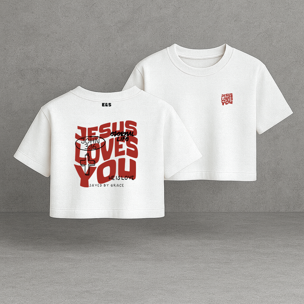 Jesus Loves You Boxy-Tee