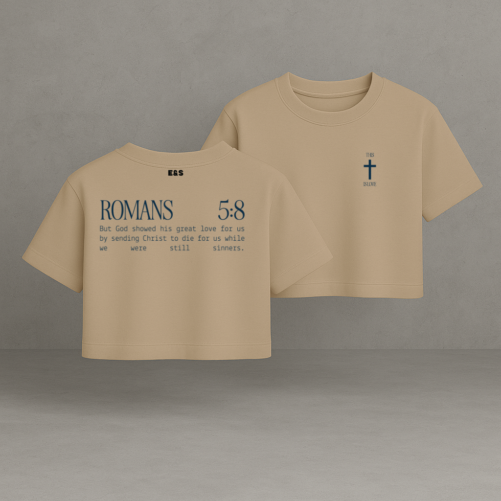 Romans 5:8 Boxy-Tee