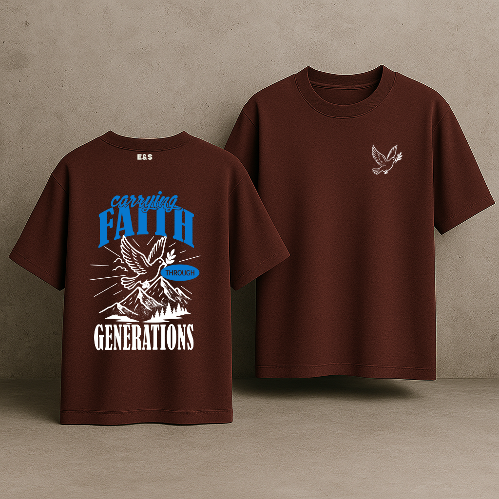 Carrying Faith Through Generations Oversized Tee