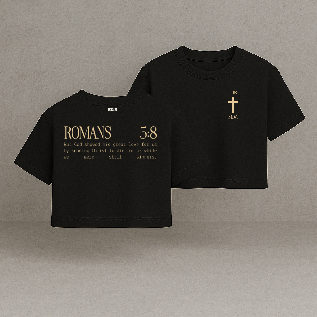 Romans 5:8 Boxy-Tee