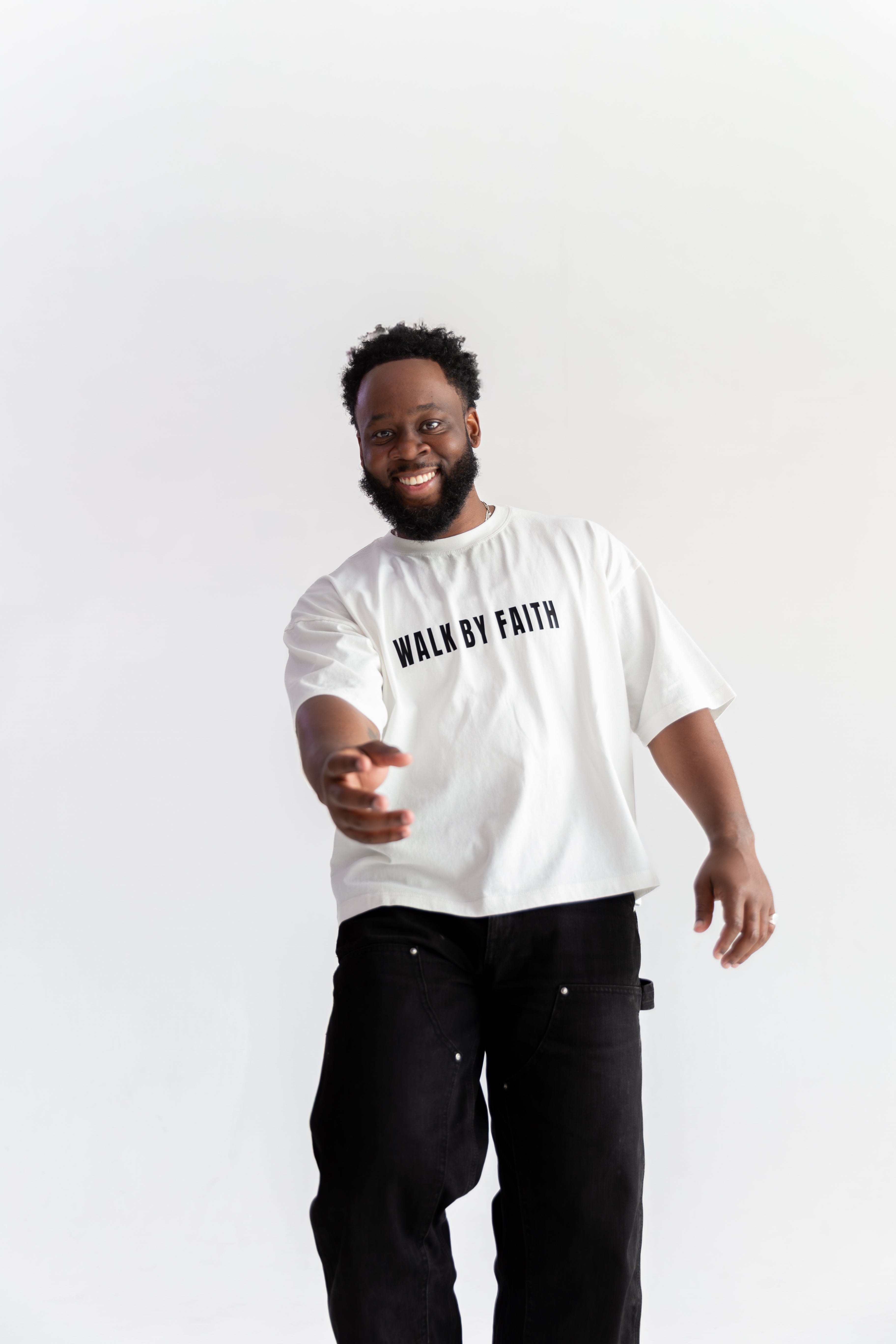 Walk By Faith. Crop Tee