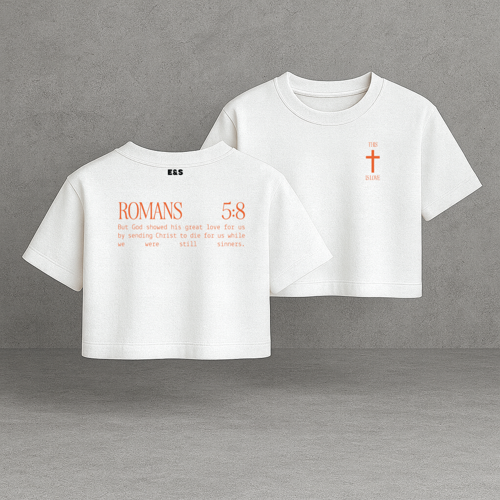 Romans 5:8 Boxy-Tee