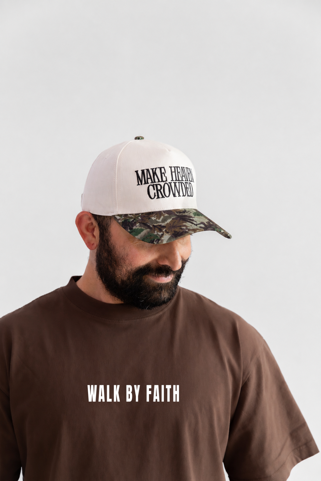 Walk By Faith. Oversized Box Tee